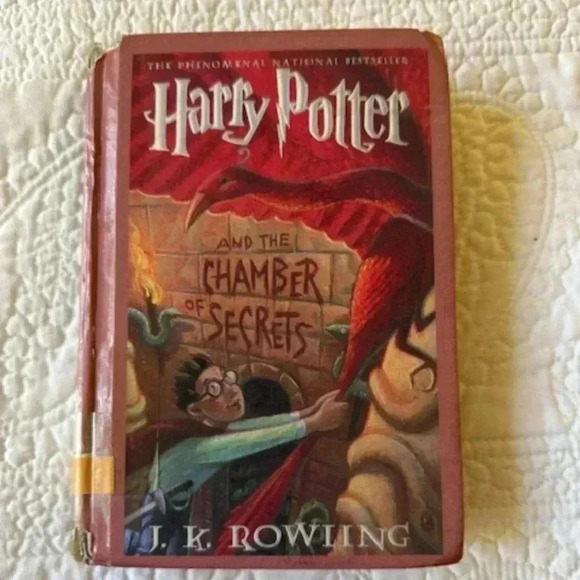 harry potter and the chamber of secrets -j.k.rowling first scholastic trade pape - Picture 1 of 9